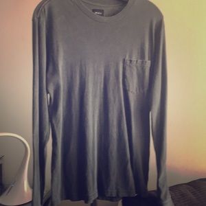 RVCA slim fit long sleeved shirt